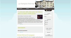 Desktop Screenshot of famigliafeltrina.feltre.net