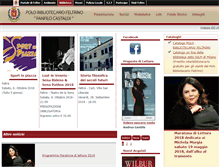 Tablet Screenshot of biblioteca.comune.feltre.bl.it